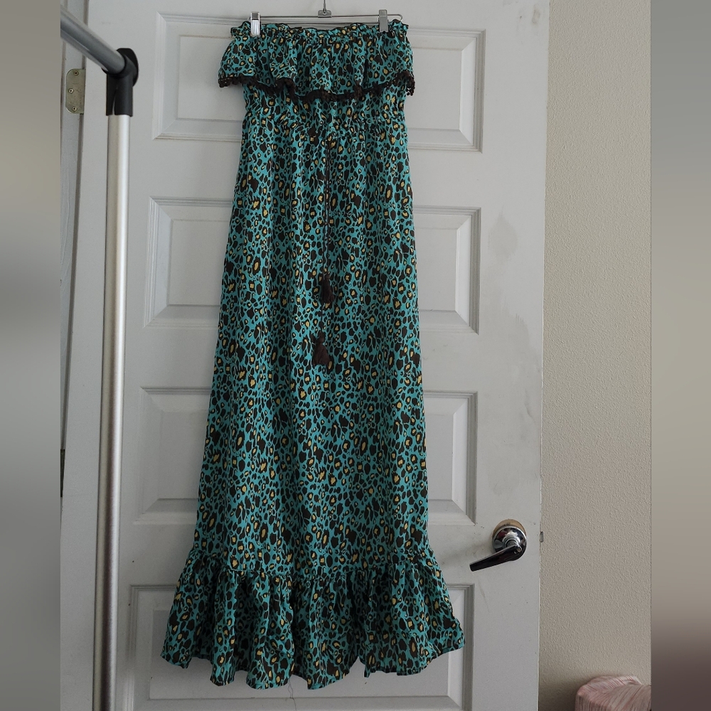 Leopard Print Maxi Dress